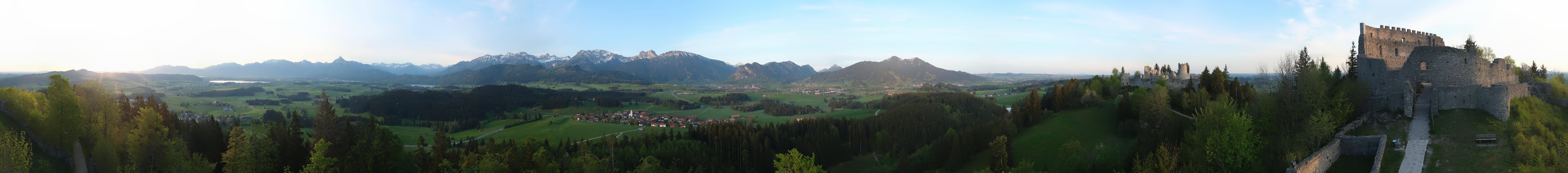 Archiv Foto Webcam Ausblick Burgruine Eisenberg