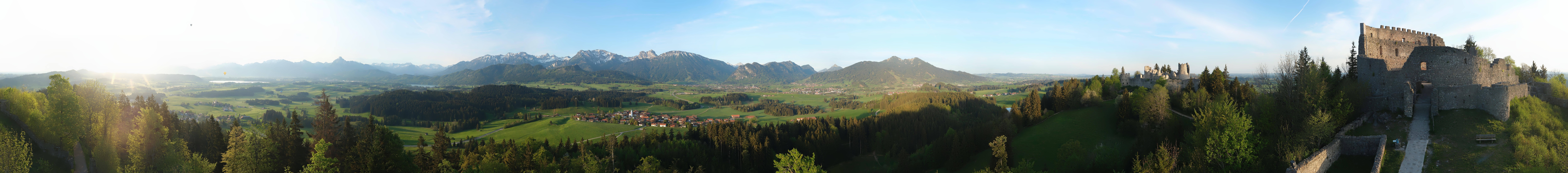 Archiv Foto Webcam Ausblick Burgruine Eisenberg