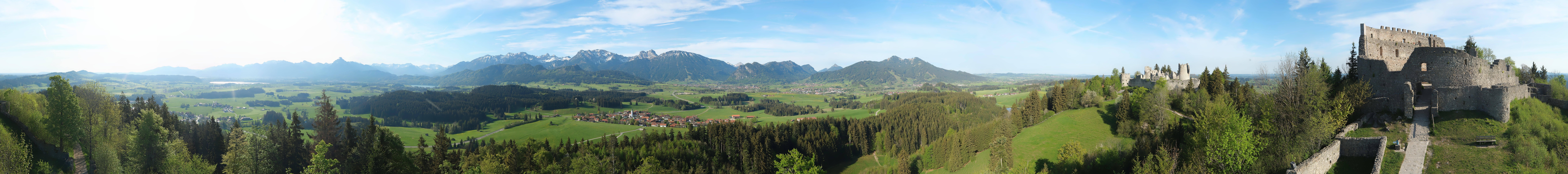 Archiv Foto Webcam Ausblick Burgruine Eisenberg