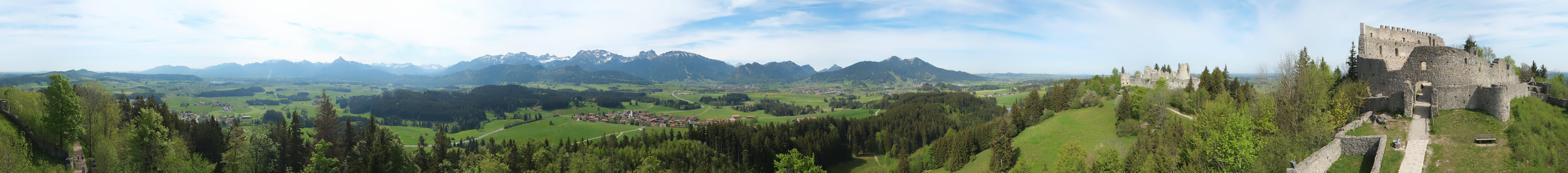 Archiv Foto Webcam Ausblick Burgruine Eisenberg