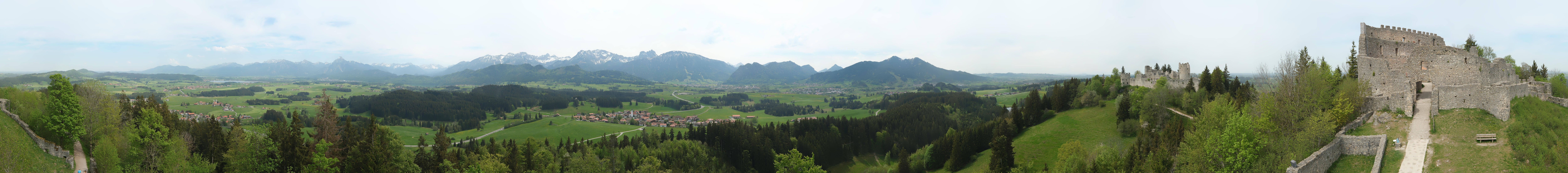 Archiv Foto Webcam Ausblick Burgruine Eisenberg