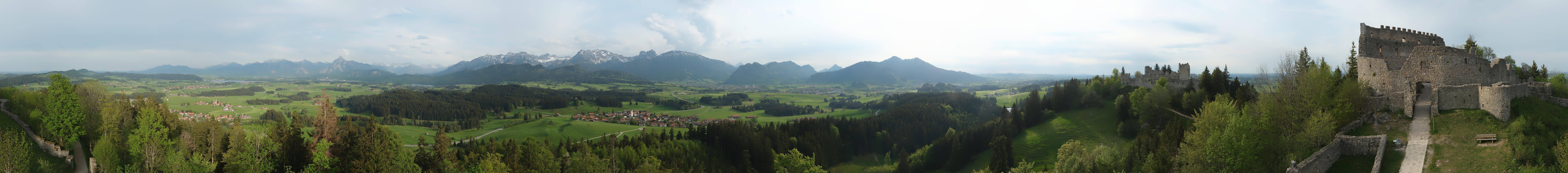 Archiv Foto Webcam Ausblick Burgruine Eisenberg