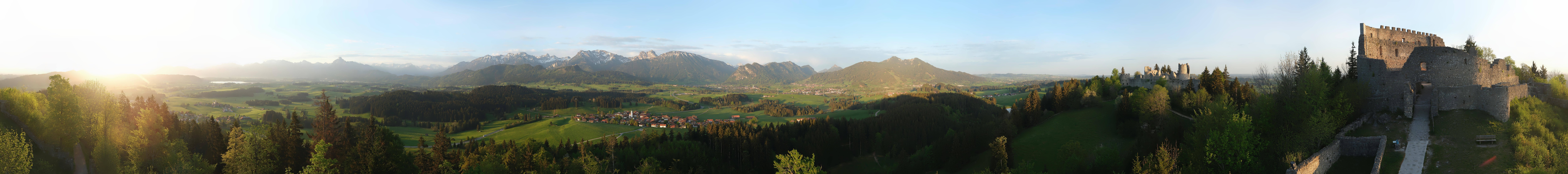 Archiv Foto Webcam Ausblick Burgruine Eisenberg