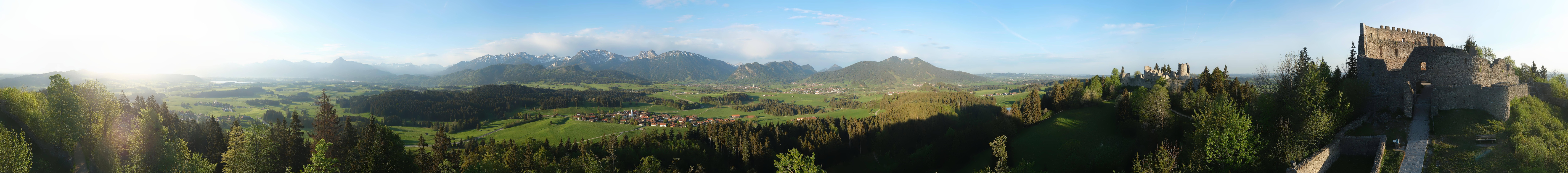 Archiv Foto Webcam Ausblick Burgruine Eisenberg