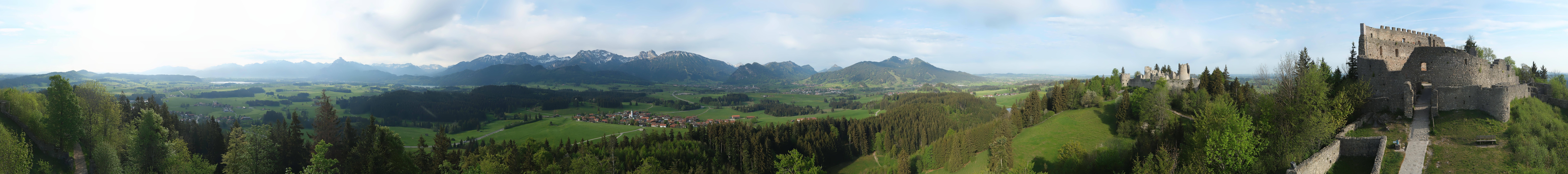 Archiv Foto Webcam Ausblick Burgruine Eisenberg