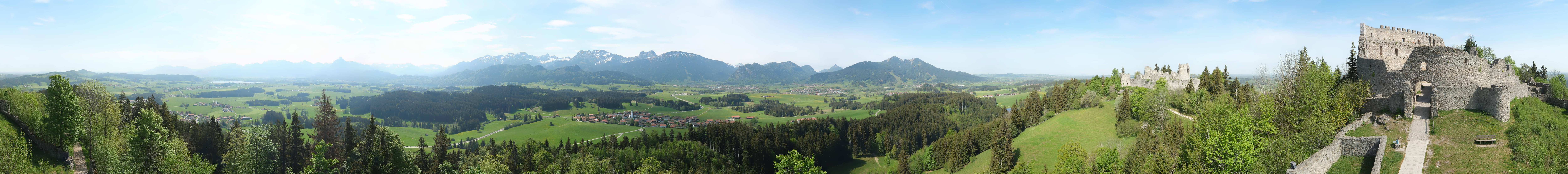 Archiv Foto Webcam Ausblick Burgruine Eisenberg