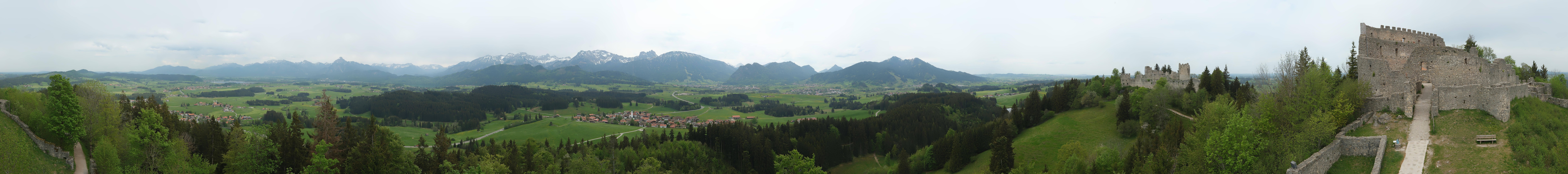 Archiv Foto Webcam Ausblick Burgruine Eisenberg