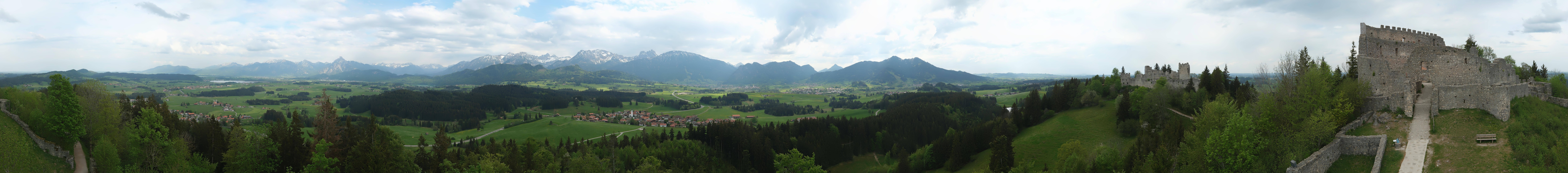 Archiv Foto Webcam Ausblick Burgruine Eisenberg