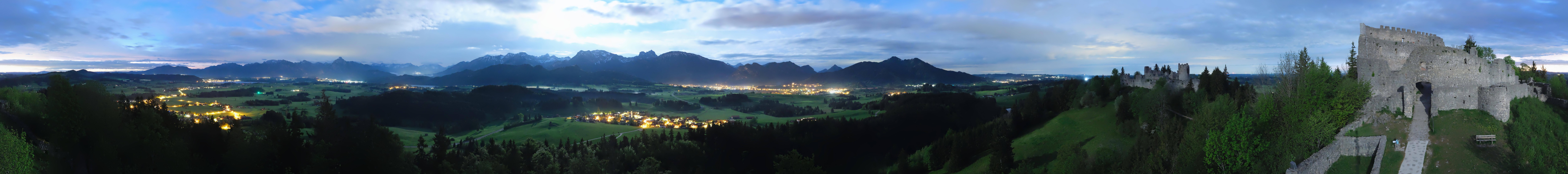 Archiv Foto Webcam Ausblick Burgruine Eisenberg