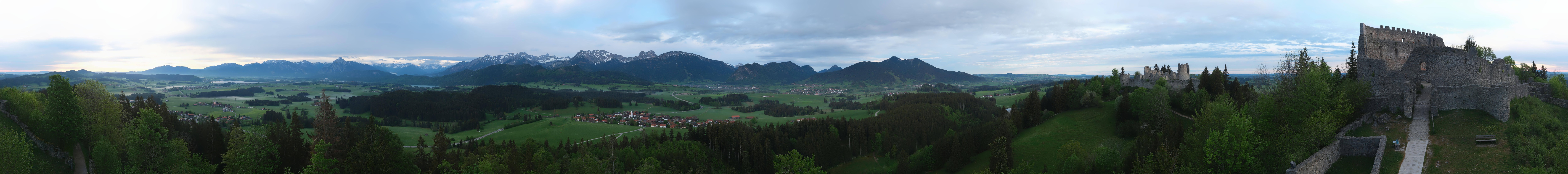 Archiv Foto Webcam Ausblick Burgruine Eisenberg