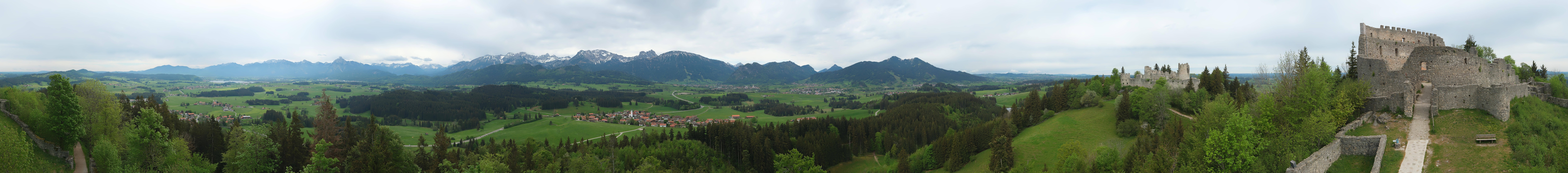 Archiv Foto Webcam Ausblick Burgruine Eisenberg