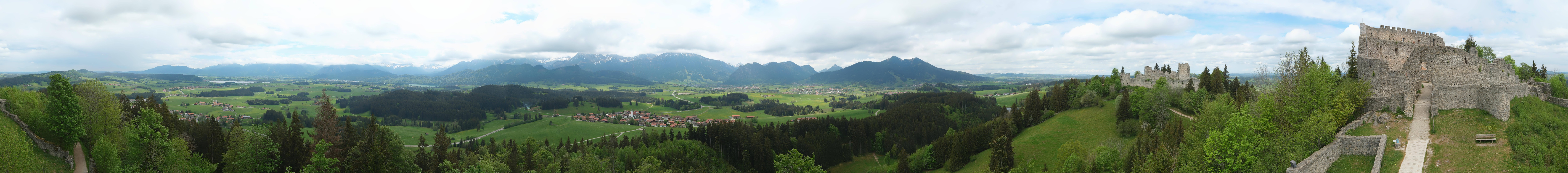 Archiv Foto Webcam Ausblick Burgruine Eisenberg