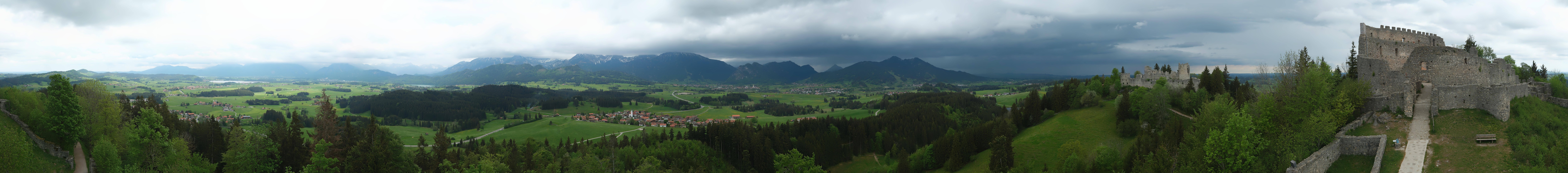 Archiv Foto Webcam Ausblick Burgruine Eisenberg