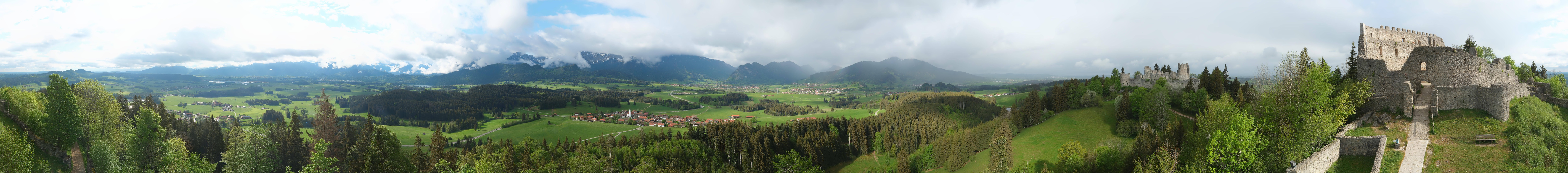 Archiv Foto Webcam Ausblick Burgruine Eisenberg