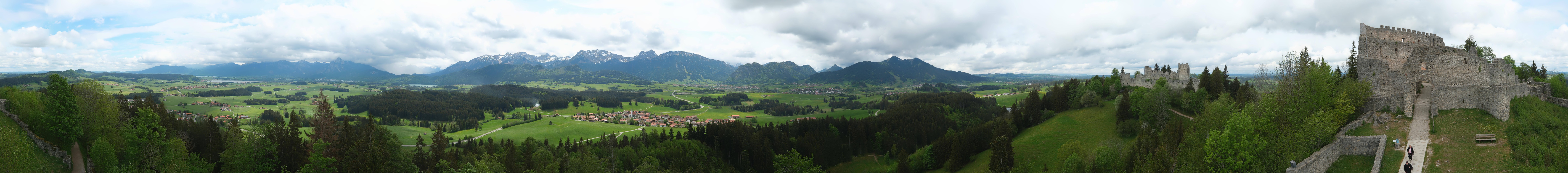 Archiv Foto Webcam Ausblick Burgruine Eisenberg