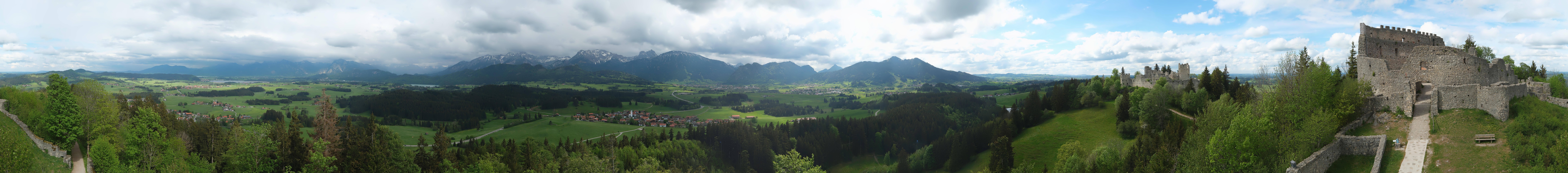 Archiv Foto Webcam Ausblick Burgruine Eisenberg