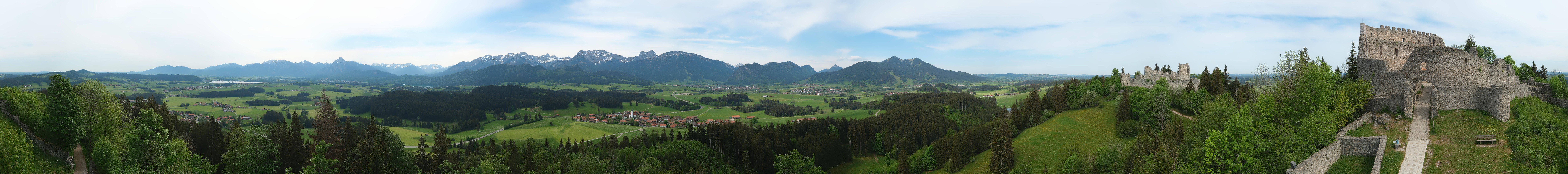 Archiv Foto Webcam Ausblick Burgruine Eisenberg