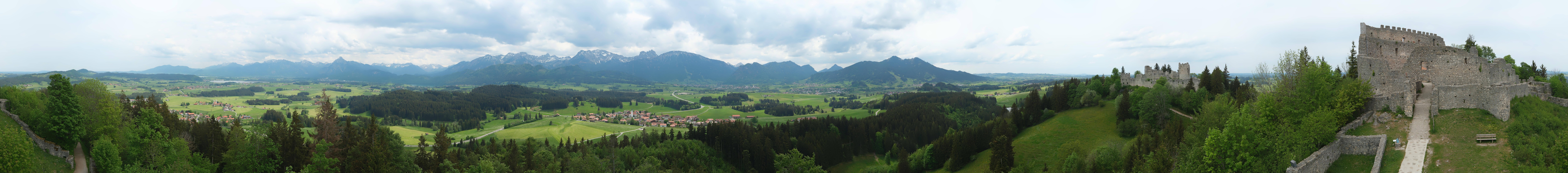 Archiv Foto Webcam Ausblick Burgruine Eisenberg