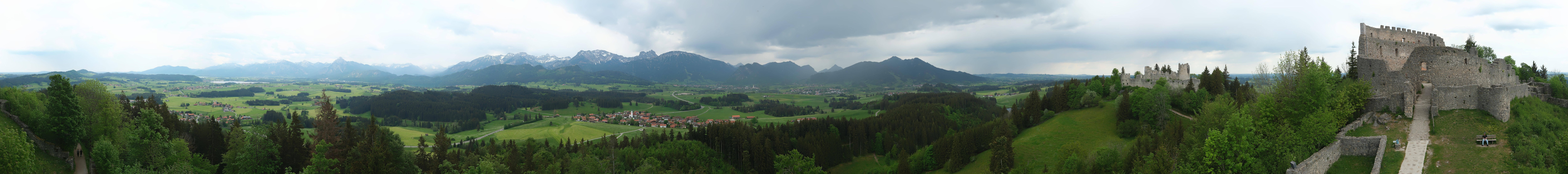 Archiv Foto Webcam Ausblick Burgruine Eisenberg