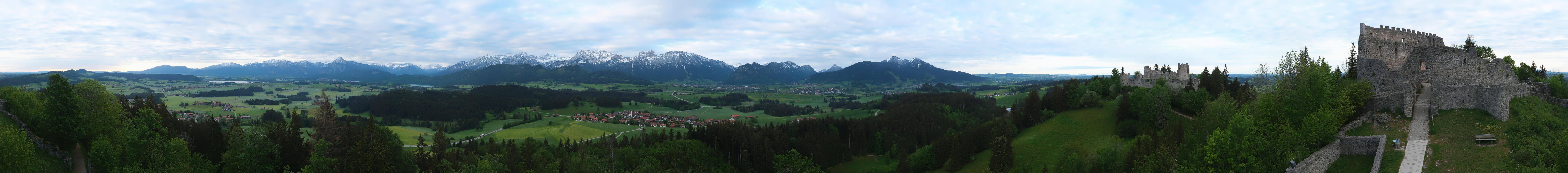 Archiv Foto Webcam Ausblick Burgruine Eisenberg