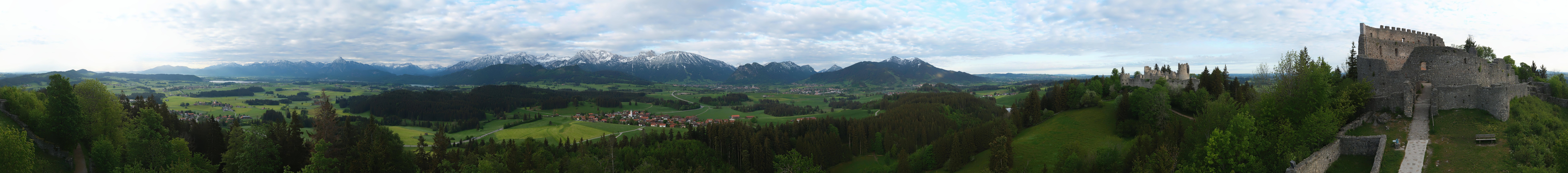 Archiv Foto Webcam Ausblick Burgruine Eisenberg