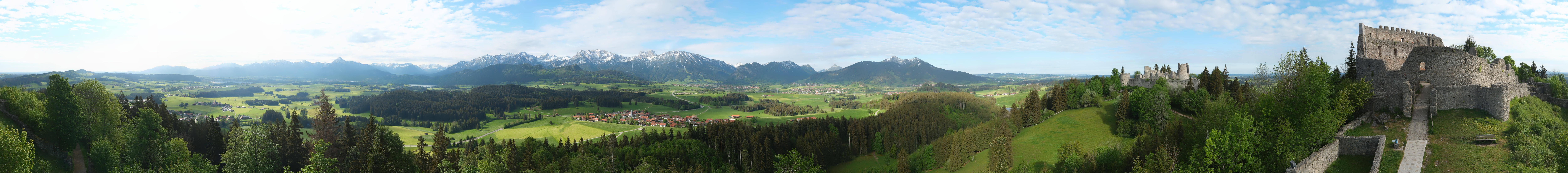Archiv Foto Webcam Ausblick Burgruine Eisenberg