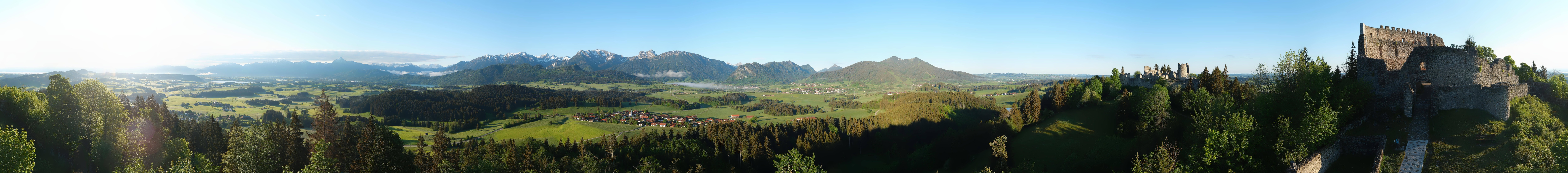 Archiv Foto Webcam Ausblick Burgruine Eisenberg