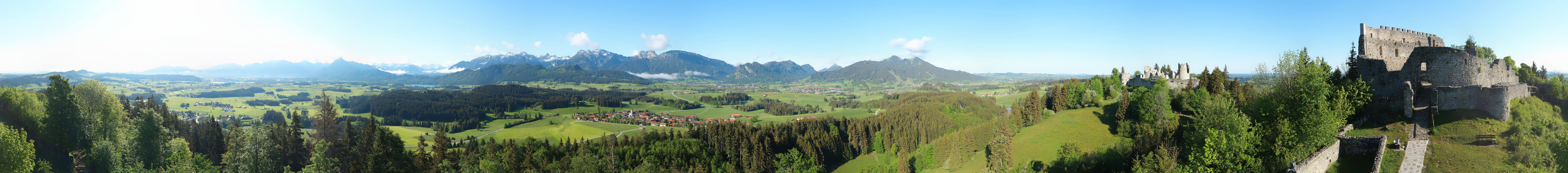 Archiv Foto Webcam Ausblick Burgruine Eisenberg