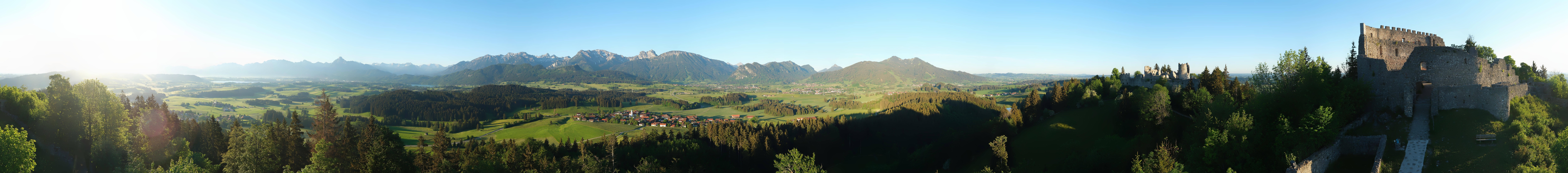 Archiv Foto Webcam Ausblick Burgruine Eisenberg