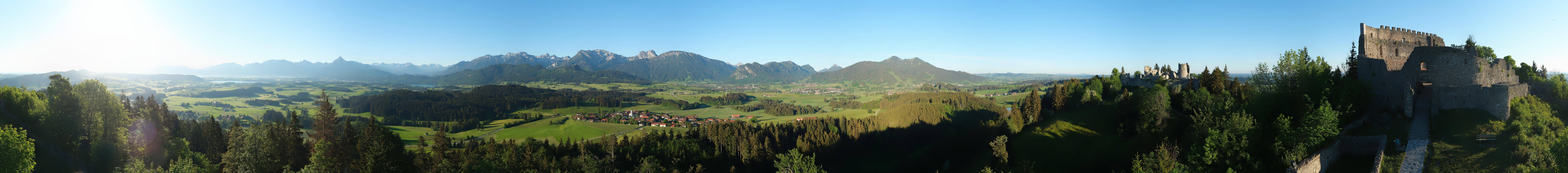 Archiv Foto Webcam Ausblick Burgruine Eisenberg