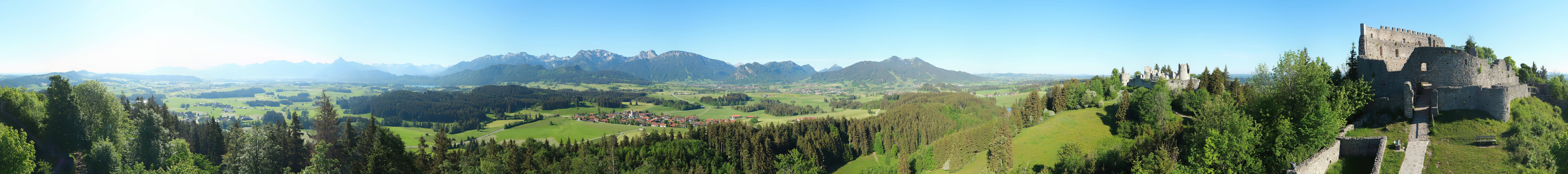 Archiv Foto Webcam Ausblick Burgruine Eisenberg