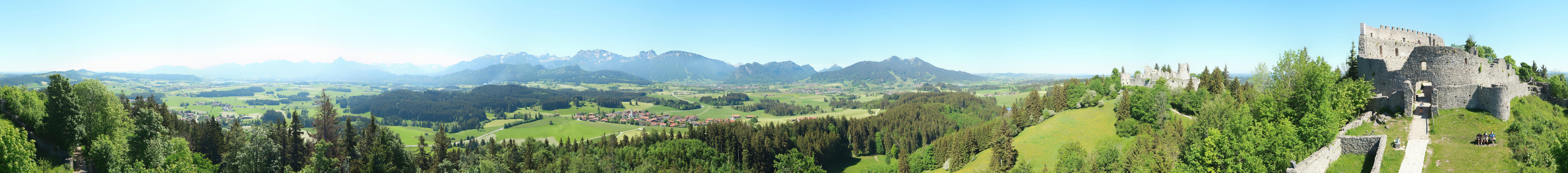 Archiv Foto Webcam Ausblick Burgruine Eisenberg