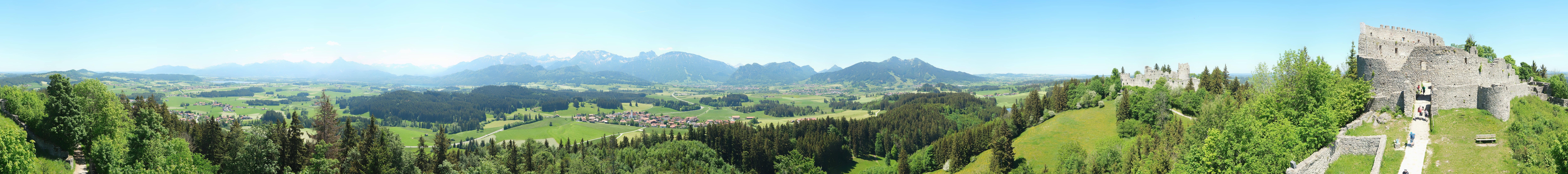 Archiv Foto Webcam Ausblick Burgruine Eisenberg