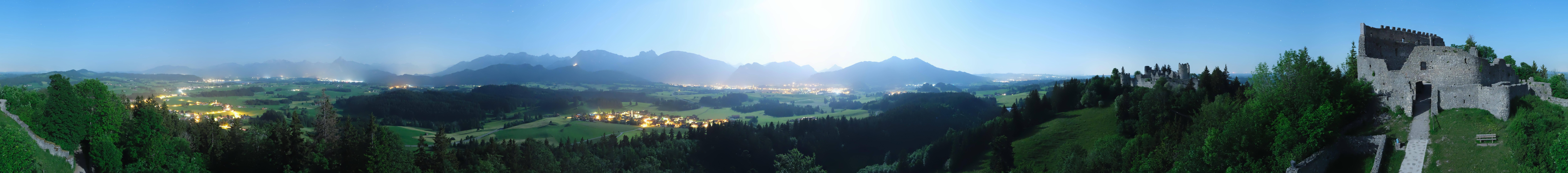Archiv Foto Webcam Ausblick Burgruine Eisenberg