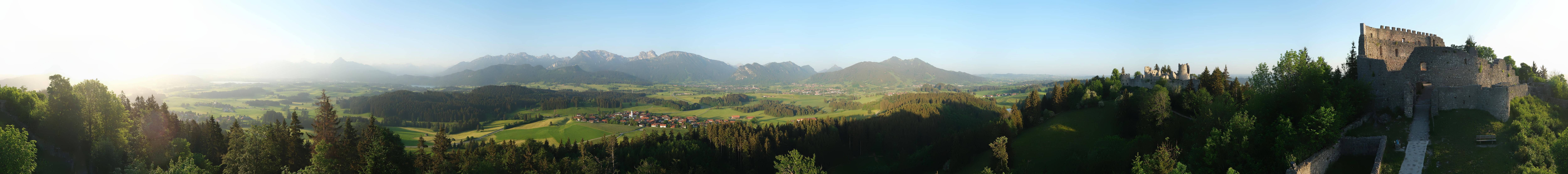Archiv Foto Webcam Ausblick Burgruine Eisenberg