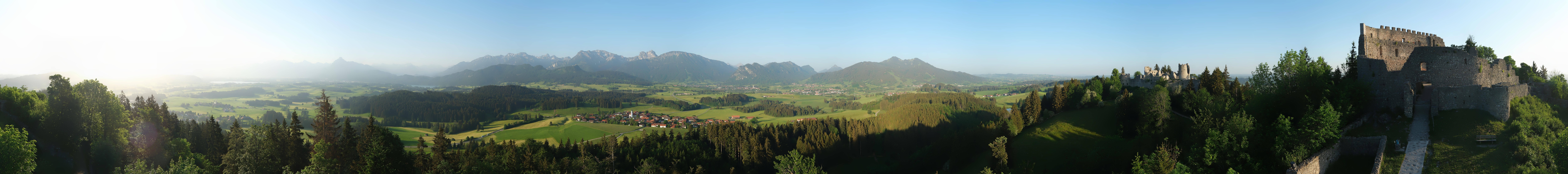 Archiv Foto Webcam Ausblick Burgruine Eisenberg