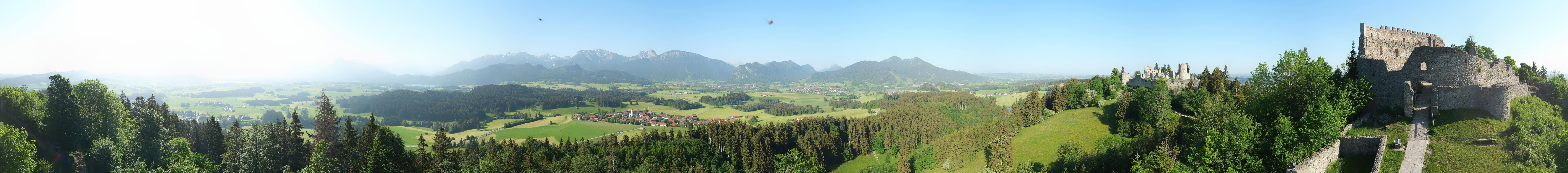 Archiv Foto Webcam Ausblick Burgruine Eisenberg