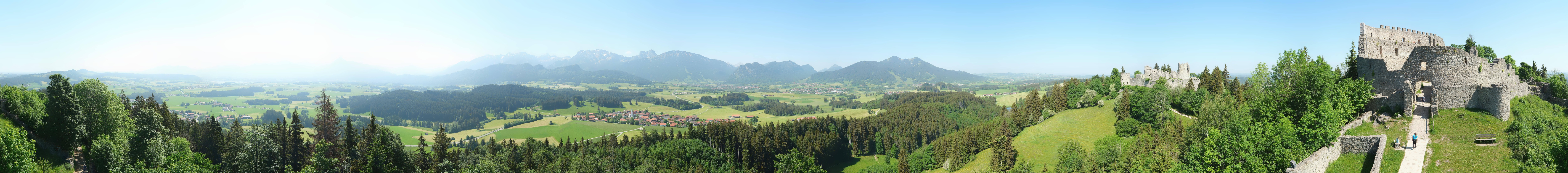 Archiv Foto Webcam Ausblick Burgruine Eisenberg
