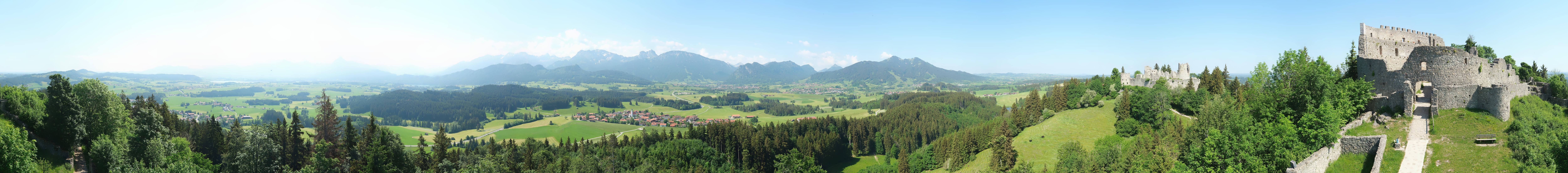 Archiv Foto Webcam Ausblick Burgruine Eisenberg