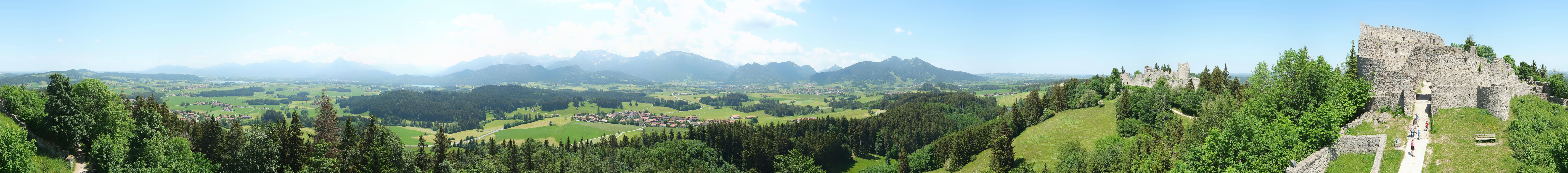 Archiv Foto Webcam Ausblick Burgruine Eisenberg