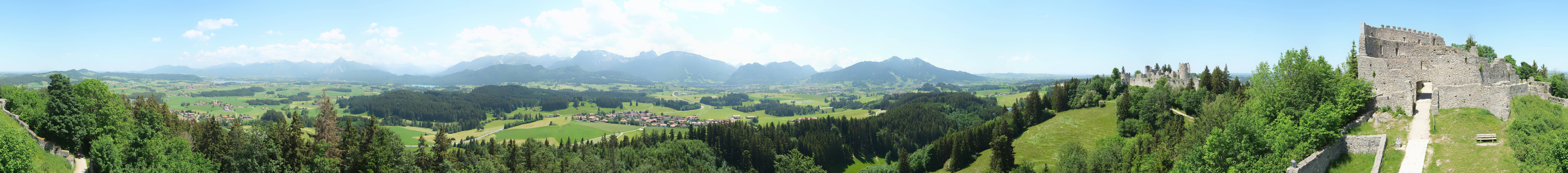 Archiv Foto Webcam Ausblick Burgruine Eisenberg