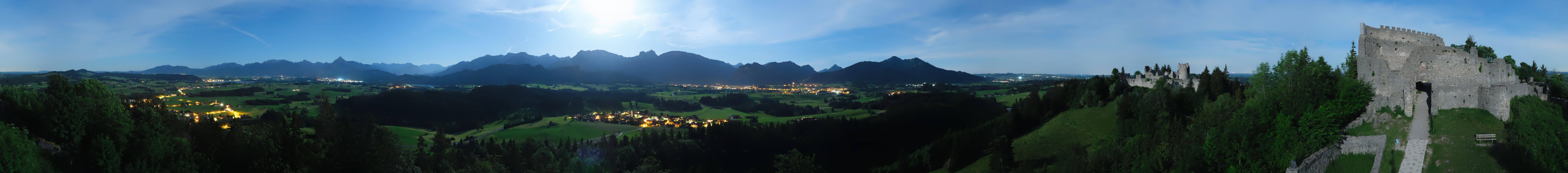 Archiv Foto Webcam Ausblick Burgruine Eisenberg