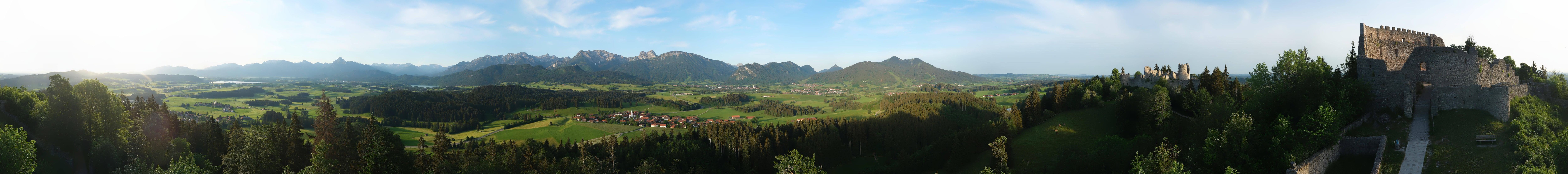 Archiv Foto Webcam Ausblick Burgruine Eisenberg
