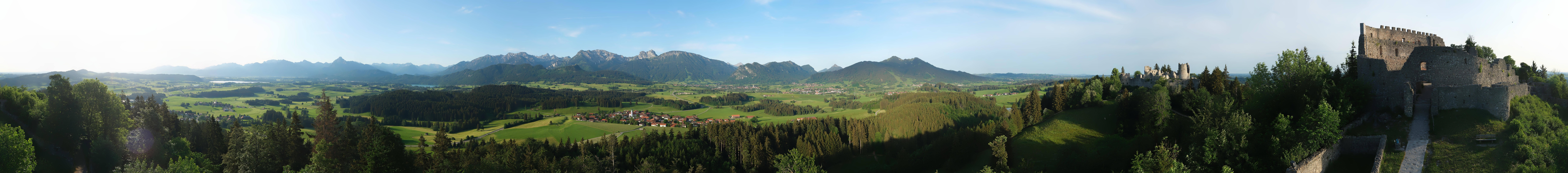 Archiv Foto Webcam Ausblick Burgruine Eisenberg