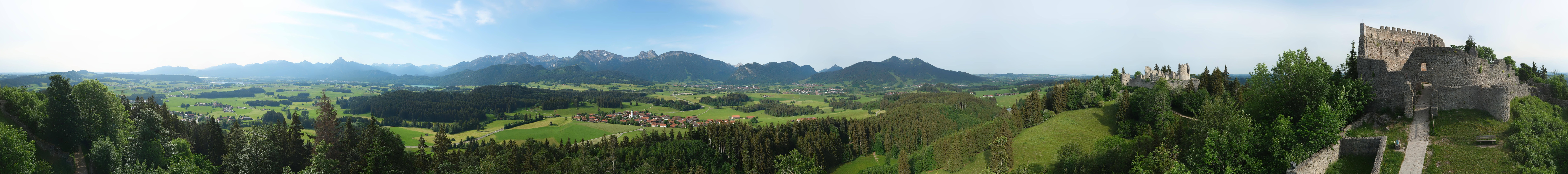 Archiv Foto Webcam Ausblick Burgruine Eisenberg