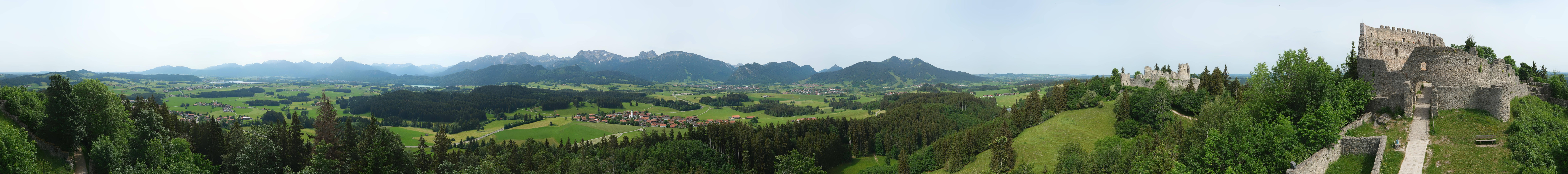Archiv Foto Webcam Ausblick Burgruine Eisenberg