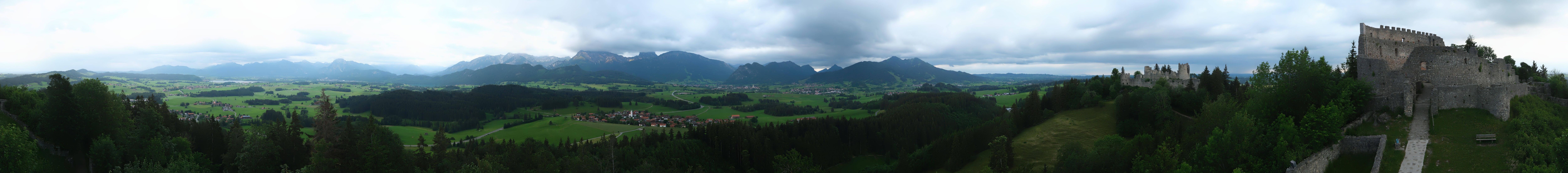 Archiv Foto Webcam Ausblick Burgruine Eisenberg