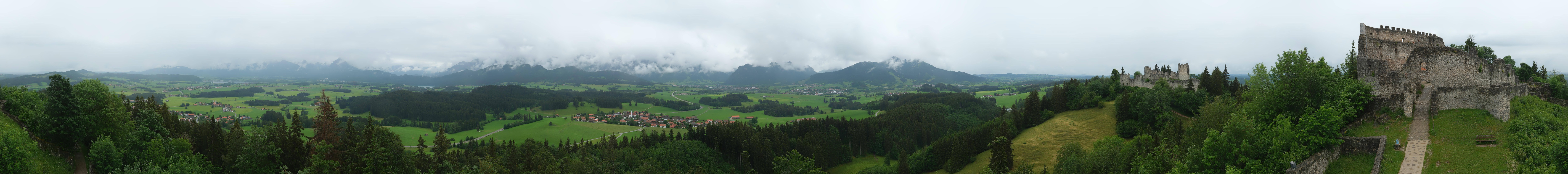 Archiv Foto Webcam Ausblick Burgruine Eisenberg