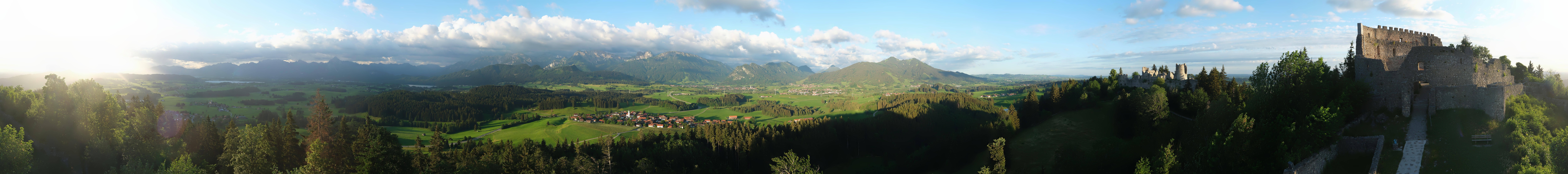 Archiv Foto Webcam Ausblick Burgruine Eisenberg