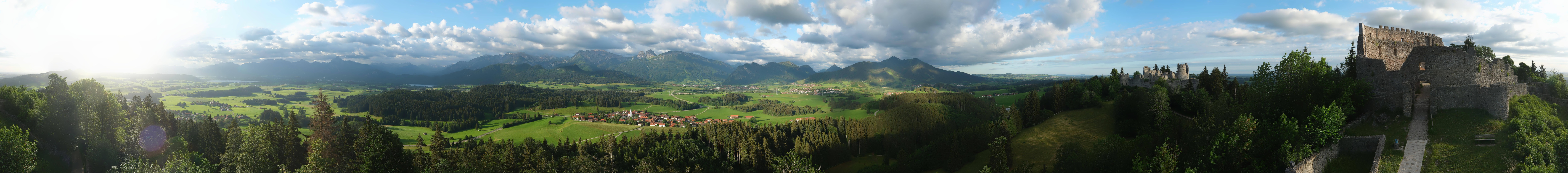 Archiv Foto Webcam Ausblick Burgruine Eisenberg